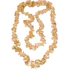 Monkvilla Trendy Light Pink Chip Bead Necklace
