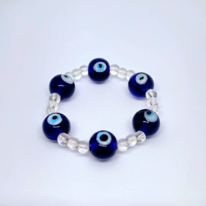 Monkvilla Turkish Evil Eye Bracelet with Crystal for kids Age 1-3